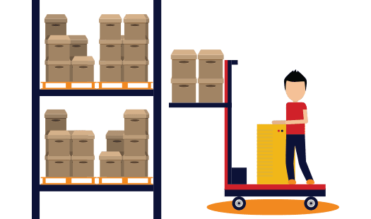 Aisle Rack Bin Management