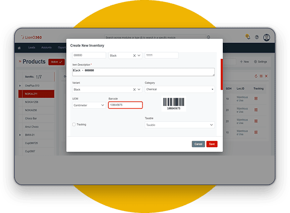 Barcode Scanning Functionality