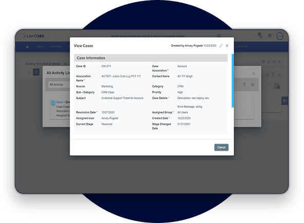 Case-Request submission module