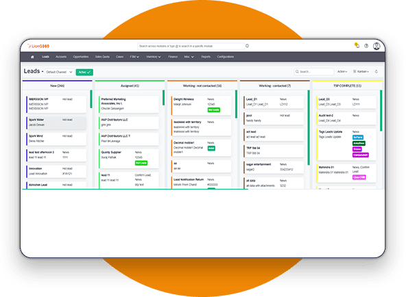 LionO360 CRM Streamline lead management