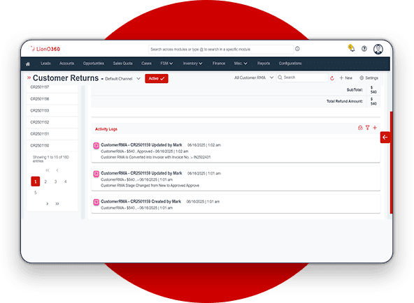 Real-Time Sales Reports