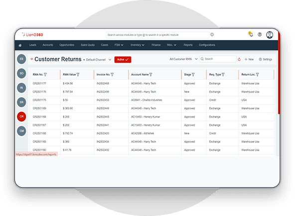 Access RMA Information in Real-Time
