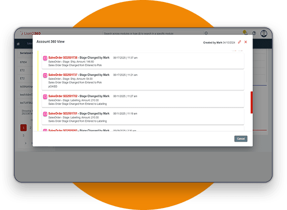  Inventory Flow Using a Serial Number